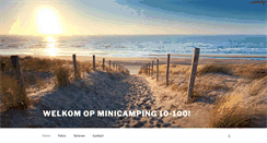 Desktop Screenshot of minicamping10-100.nl
